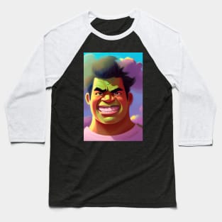 Grimacing cartoon character Baseball T-Shirt